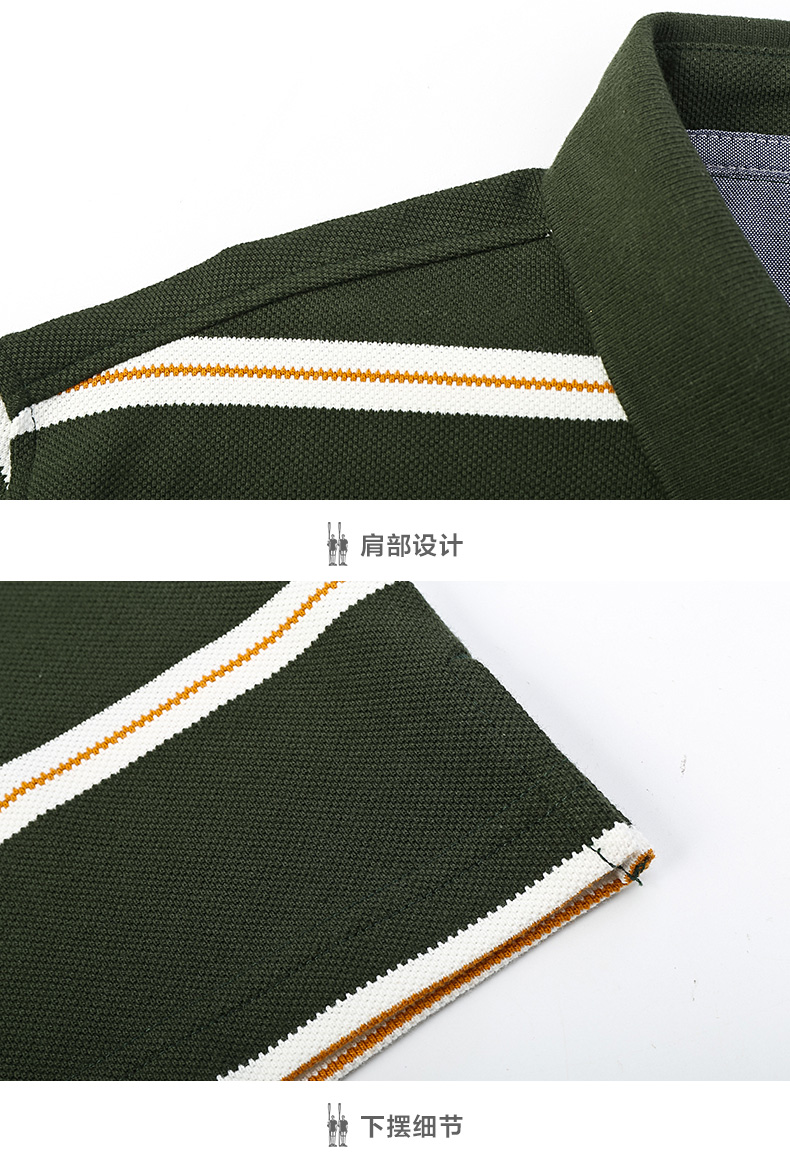 Câu lạc bộ Regatta Mùa thu mới dành cho nam Áo thun sọc cotton giản dị Áo thun cộc tay áo phông polo nam