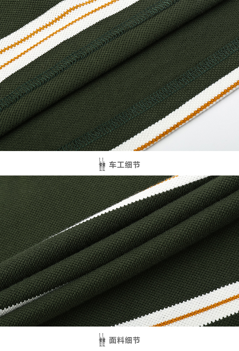 Câu lạc bộ Regatta Mùa thu mới dành cho nam Áo thun sọc cotton giản dị Áo thun cộc tay áo phông polo nam