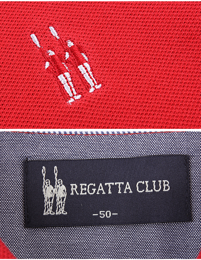 Regatta Club mùa xuân cotton t-shirt nam màu rắn ve áo dài tay Anh polo kinh doanh bình thường Polo áo sơ mi