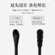 Japanese Cotton Swabs for Ear Cleaning, Ear Pick with Sticky Black Cotton Balls, Disposable Spiral Double-Headed Cotton Swab Sticks for Adults