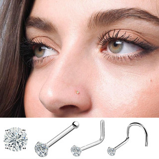 A single free shipping diamond mini vermiculite ears nails small ear nails invisible earrings nose nose nasal rings