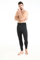 750g mens warm pants high waist bottoming thread pants stretch stretch insulation pants color RAM cotton pants winter plus velvet padded