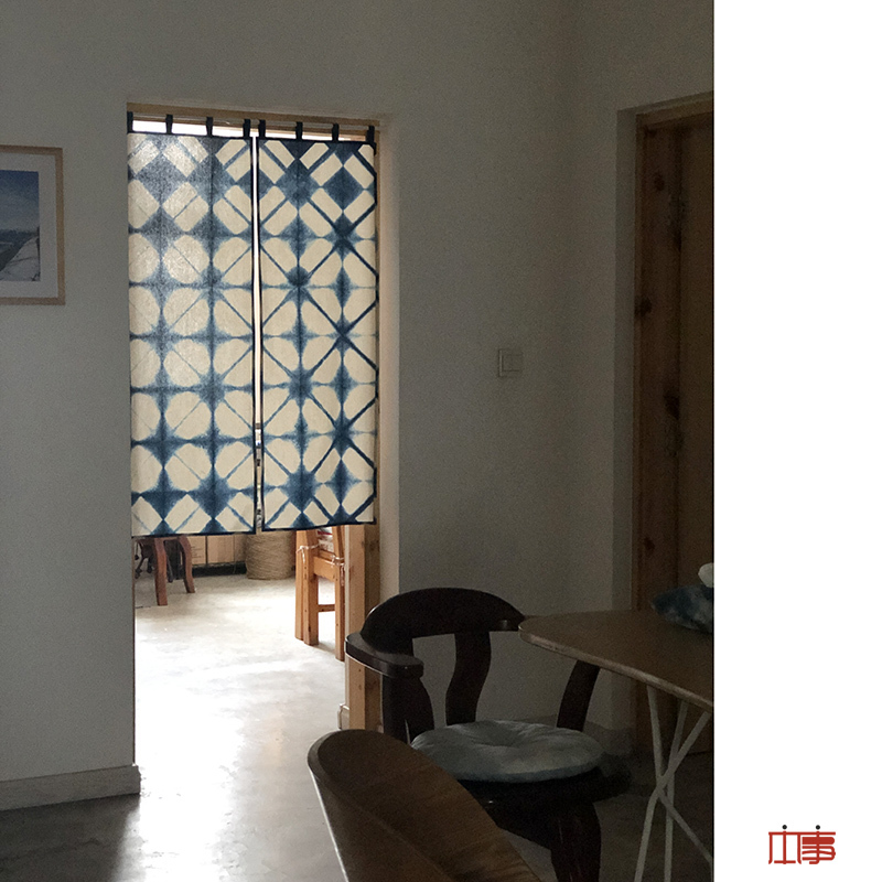 | ▋ Ability | ▋ Lz21 Handmade Plant-Based Blue-Dyed Cotton Door Curtain Warm Curtain Half Curtain Total Width 80X120Cm | ▋ Ability | ▋ Lz21 Handmade Plant-Based Blue-Dyed Cotton Door Curtain Warm Curtain Half Curtain Total Width 80X120Cm