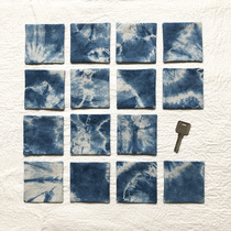 ▋ ability) original handmade tie-dyed cotton mini coaster 8x8cm special BD10