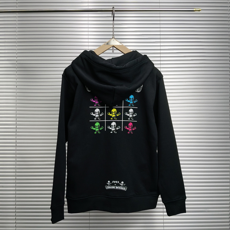 Trendy Brand New Product with Sanskrit Colorful Skull Print Casual Loose Pure Cotton Unisex Hooded Zip-Up Jacket Trendy Brand New Product with Sanskrit Colorful Skull Print Casual Loose Pure Cotton Unisex Hooded Zip-Up Jacket