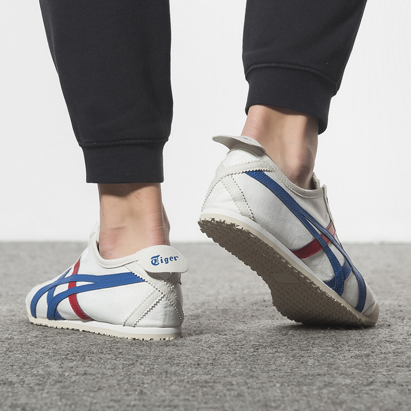 Onitsuka Tiger Ghostly Tiger Giày lười Giày vải cho nam và nữ Giày thường Giày đôi D3K0N-0143 - Plimsolls giày converse nữ cổ thấp