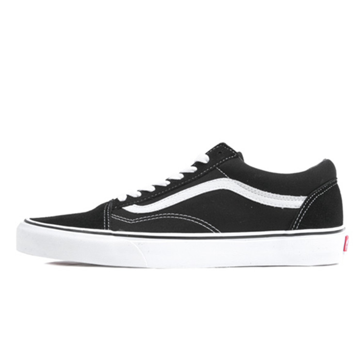 Vans Vans Old Skool Đôi màu đen và trắng cổ điển Đôi giày trượt thấp VN-0D3HY28 - Dép / giày thường mua giày thể thao