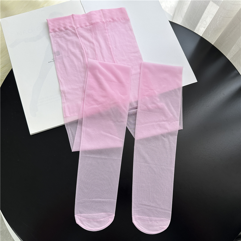 Pink Stockings, Girl's Ballet Style, White Pantyhose, Thin, Sexy, Pure Desire, White Silk, Jk Sweet Lolita Socks