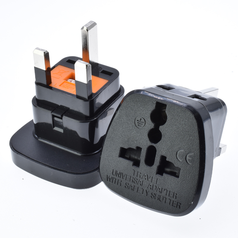 SSI-7S English plug with security door porous conversion plug CE for Hong Kong Macau, China