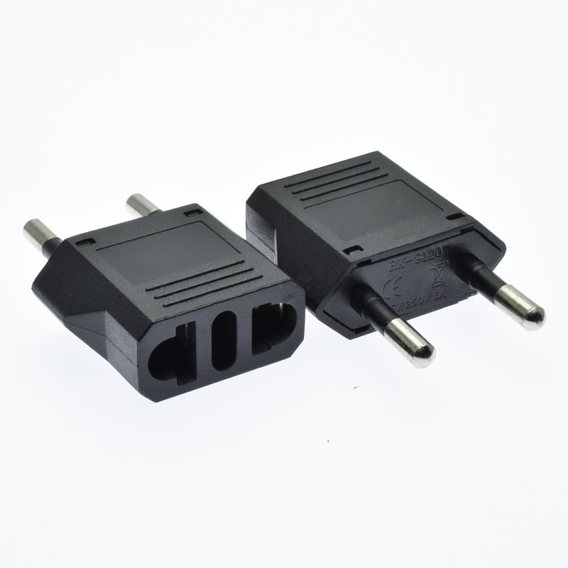 European conversion plug can be plugged into new Brazil Italy Switzerland BX-9120-1 European standard for half-wrapped glue 4 0 feet