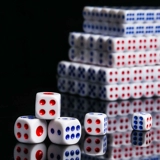 PO DICE Siever KTV Digital Symatic Bar Night Special Pringing Entertainment Plastic Dice Бесплатная доставка