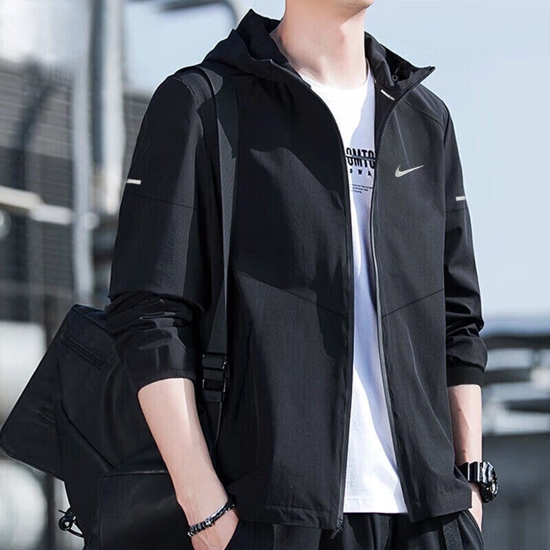 Nike Nike Jacket Men's 2026 Spring New Breathable Windproof Quick-Drying Jacket Sportswear Jacket Top