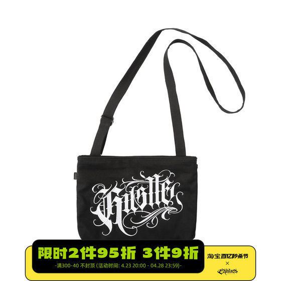 Two-Headed Swallow EKHLAS tattoo artist Three co-branded West Coast Chicano script men's and women's flat canvas bag