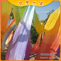 Waldorf Life Hall Thailand Abhisiree teacher hand-dyed seven-color silk four seasons table Rainbow celebration