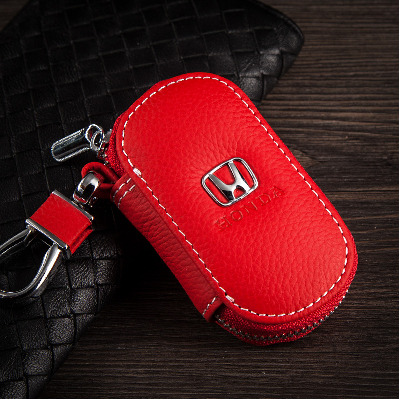 Gói chìa khóa Crv Ling Pai Sibin Zhifeng Fan Ci tên miền bài thơ Accord xr xe da khóa đàn ông ví móc khóa giá tốt