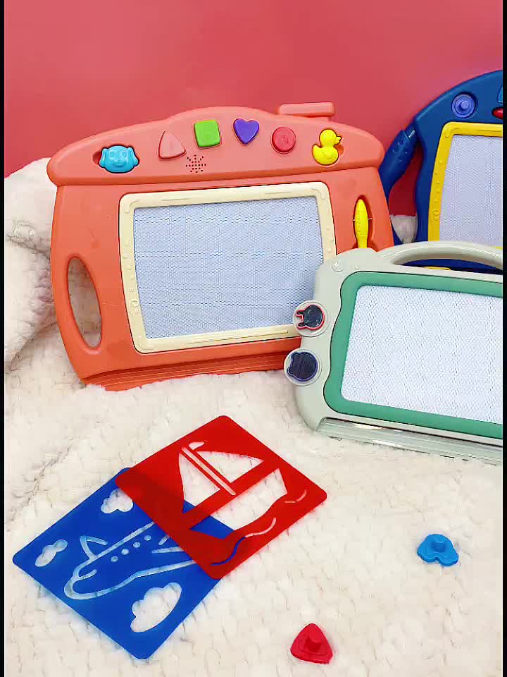 Kids Educational Drawing Table Set,Plastic Magnetic Children Writing