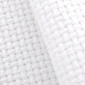 Korean orange edge 18CT white embroidery cloth thick plate is positive