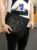 (Time Machine) Spot GVC Sketch Dog Head Handbag Medium Size