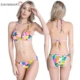 Bộ đồ thi đấu bikini dây áo tắm nữ bikini ba điểm gợi cảm Âu Mỹ cộng với kích thước béo mm200 catties nữ - Bikinis