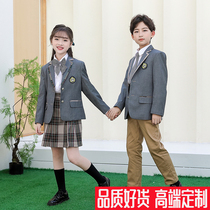 High end custom suit 2021 childrens small suit for boys and boys coat White Shirt pants school uniform set