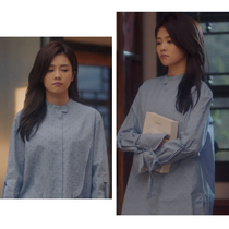 A lifetime of white deer with the same clothes retro wave point wild temperament long shirt dress female autumn