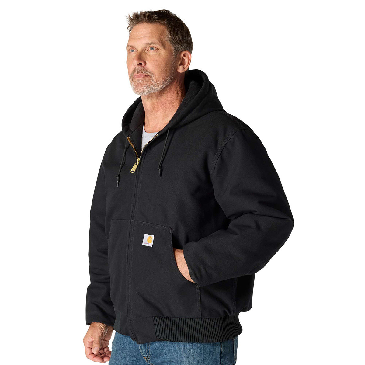 Зимняя трендовая куртка с капюшоном, J140, крой Carhartt 