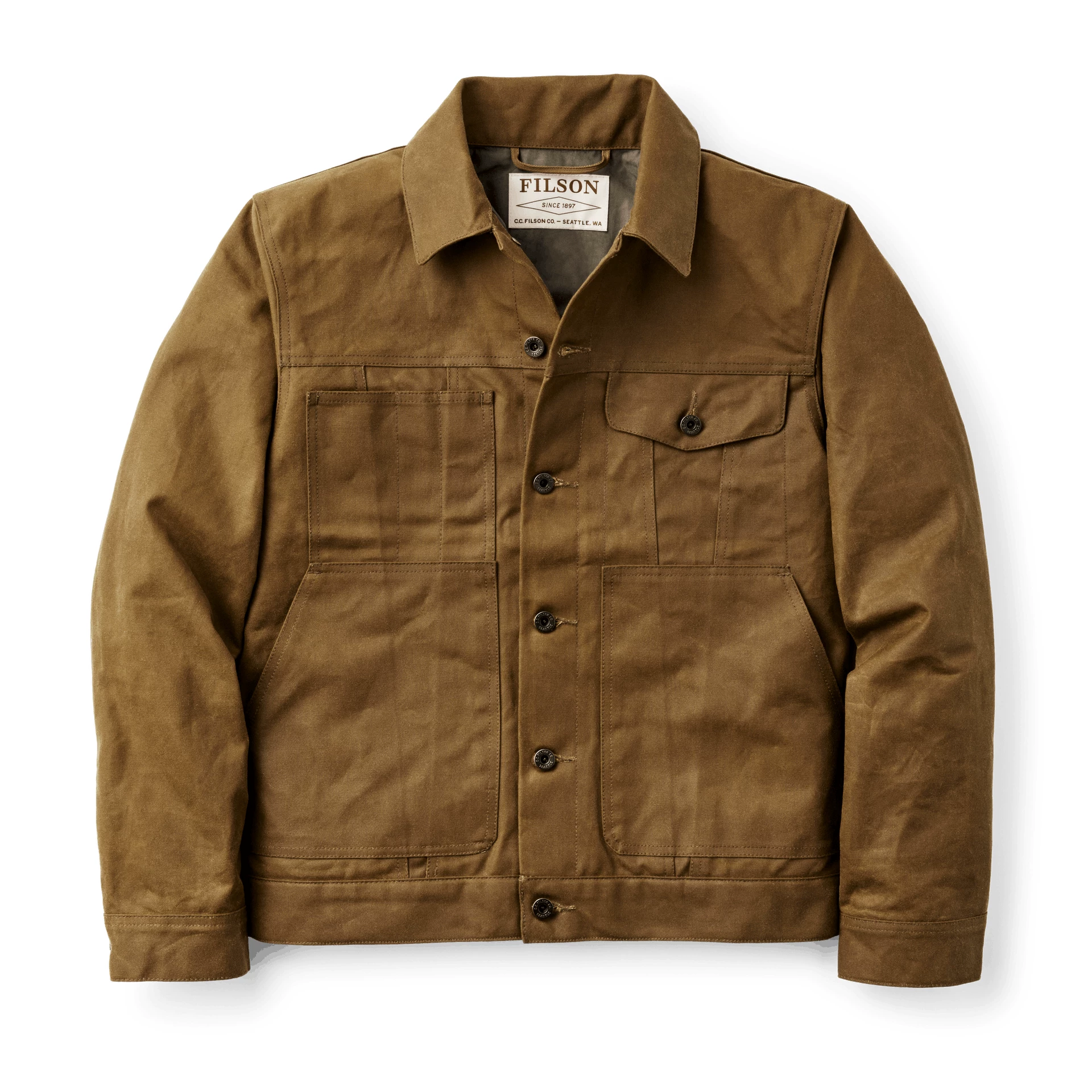 Куртка джинсовая мужская короткая Filson Tin 20232828 классическая смазочная яхтенная масляная версия 10762 обновленная