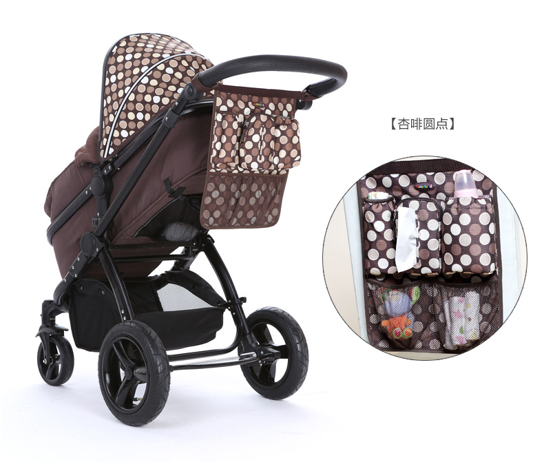 Xe đẩy Colorland ánh sáng và túi treo thực tế Outing xe đẩy túi lưu trữ túi lưu trữ Túi xác ướp túi bỉm sữa