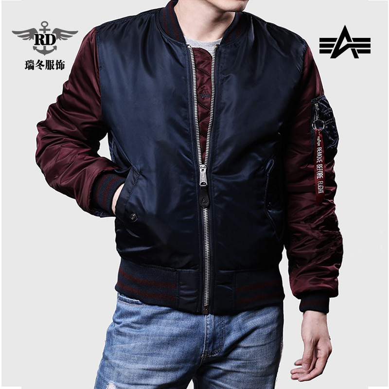 American Alpha ALPHA outdoor leisure MA-1 British version of the military fan warm cotton clothing MA1 tactical flight jacket