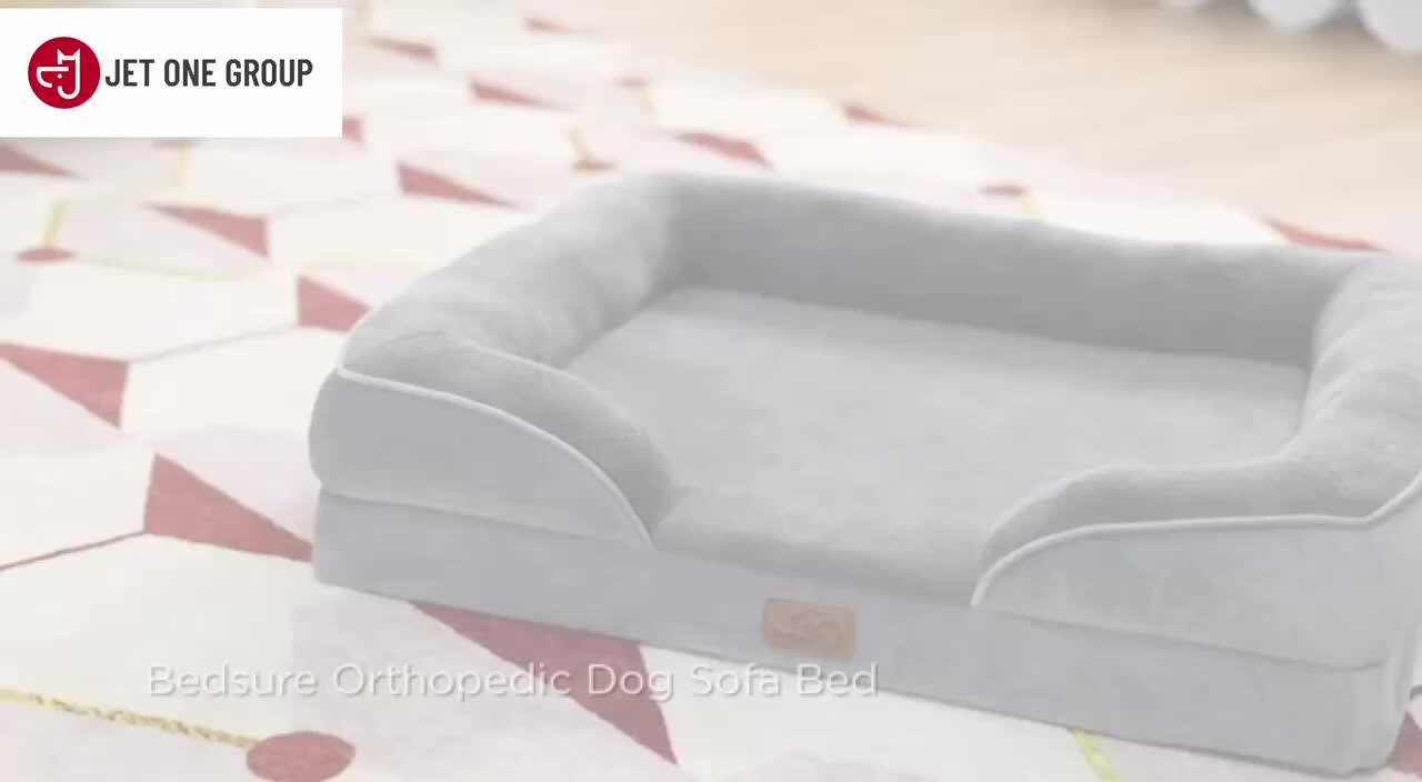 2022 Modern Luxury Pet Dog Bed Sofa Washable Removable Cover Orthopedic