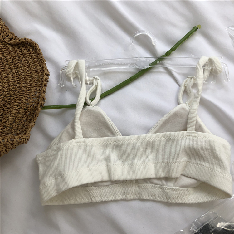 Váy hè 2018 Không vòng thép mảnh tam giác cúp co giãn quấn áo ngực bikini nhiều màu thành đồ tắm biển nữ