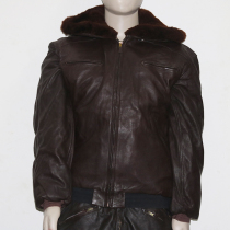 Stock Old stock 3502 Plant 59 Winter flight leather Goat Leather Collar 59 Single Leather Blouse Flying Leather Pants