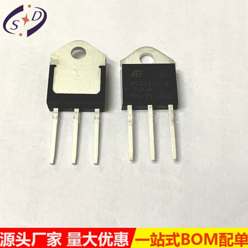 Bidirectional Semiconductor Controlled Rectifier Large Chip BTA41-700B BTA41700B 41A700V TO-3P Semiconductor Controlled Rectifier