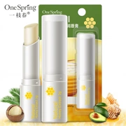 Một nhánh mật ong mùa xuân Lip balm tươi thực vật Lip care hydrating dưỡng ẩm làm mờ dần mặt nạ môi