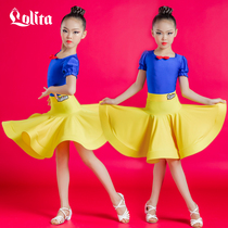 Lolita less pediatrics Latin dance suit for girls practice dress rehearsal for spring and summer season teenage girl Latin
