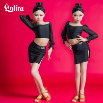 Lolita 2021 new spring Summer teen girl children Latin dance dress sleeveless headscarf practice Practice Costume