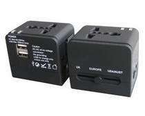With USB universal conversion plug Japan global general travel abroad European power charging converter socket