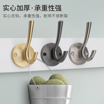 Nordic adhesive hook single clothes hook coat hook wardrobe single hook clothes wall wall hanging bathroom door rear porch hook