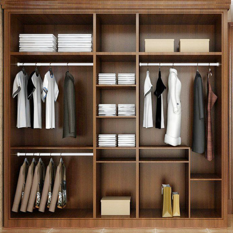Wardrobe Clothes Rail Telescopic Clothes Rail Wardrobe Flat Rod