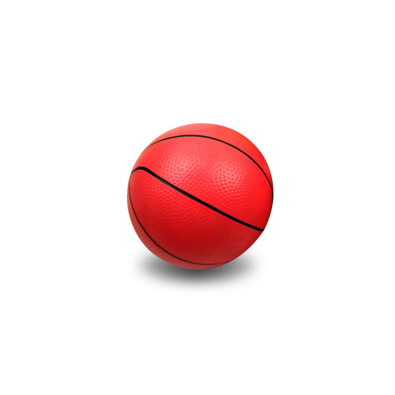 5-up children's indoor basketball safety basketball rack ball expression ball High elastic baby toy ball