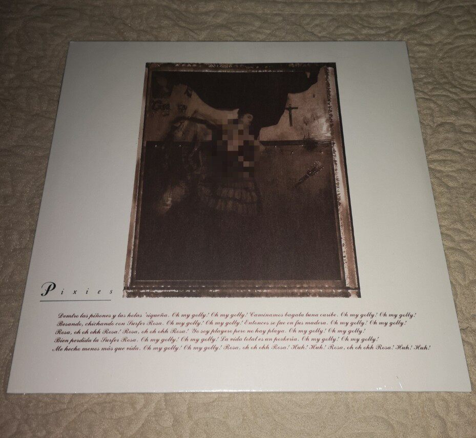 Book a small selfie Pixies-Surfer Rosa Blackglue Records LP New Undemolished 4AD