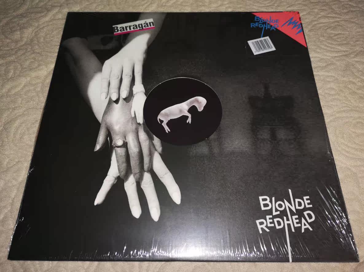Order Blonde Redhead-Barragan limited edition LP Blackglue Records with stickers brand new