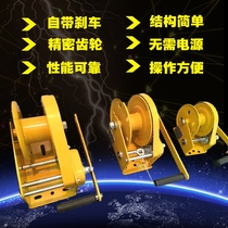 Hand winch machine hoist manual traction cable winch tensioner tightening tensioner winch traction Crane