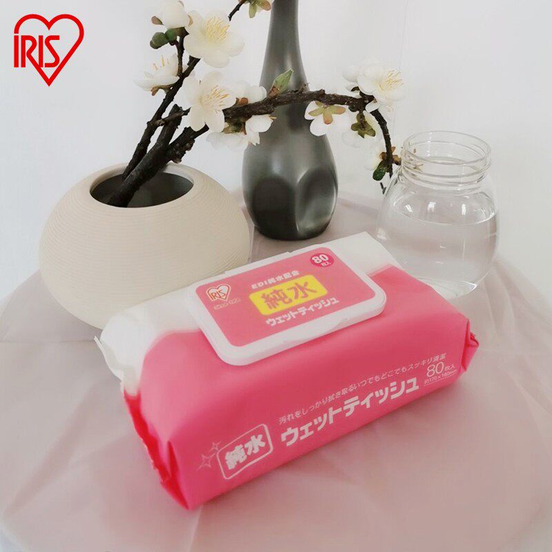 Iris Alice Household in Japan uses a sterilization wet 80 draw EDI thicker non - woven fabric Alice-free wet towel