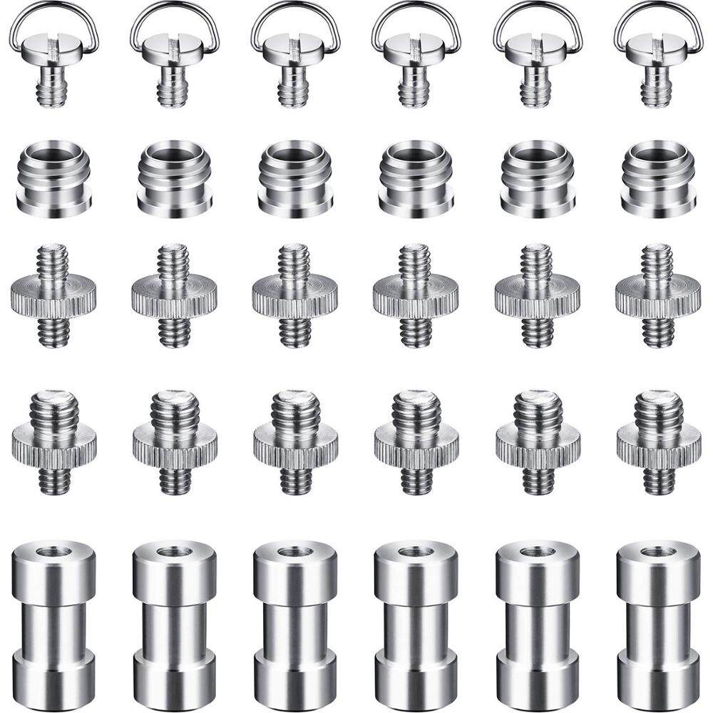 30-piece converter threaded fit for mounting fixed camera tripod single tripod head lamp frame