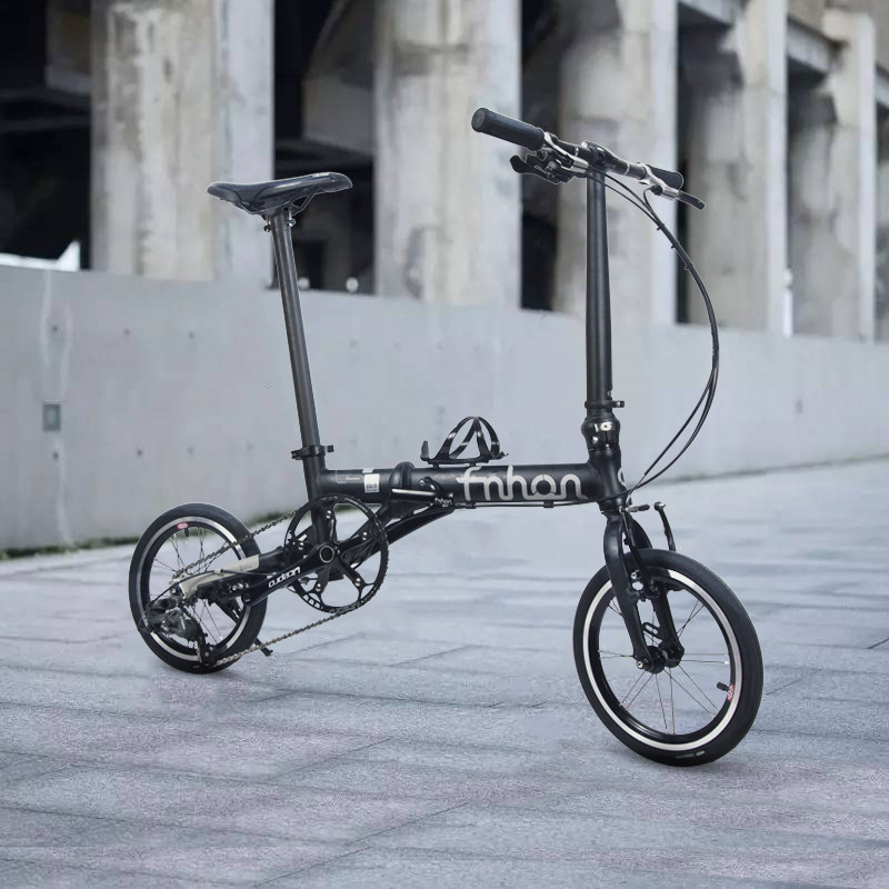 Small fish bike popular 1402 folding bike outer three ultra-light portable 14-inch 16-inch variable speed drive folding car