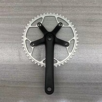 Small cloth crank tooth plate Dark black British Brompton folding car Bicycle modified road retro aluminum alloy