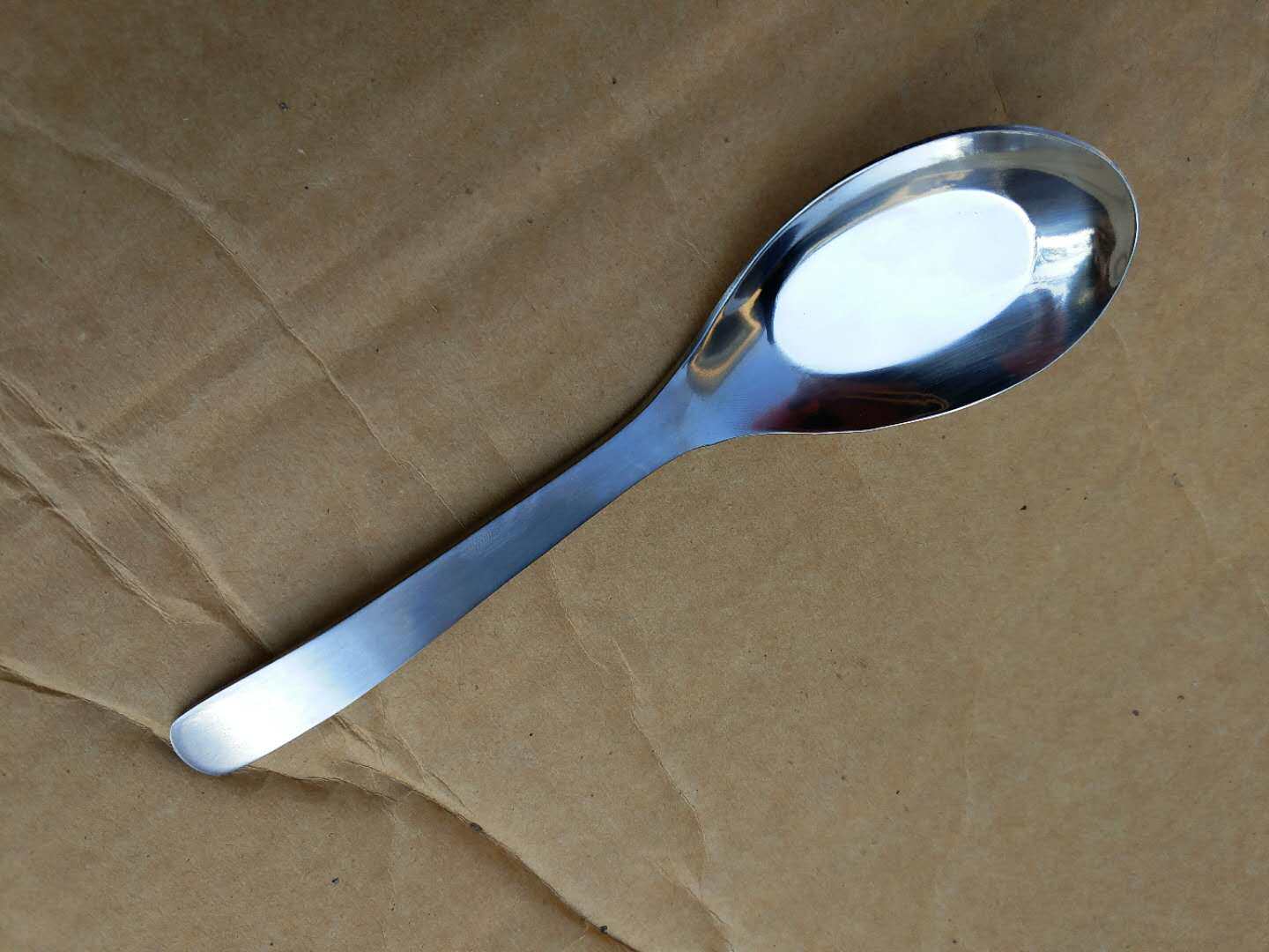 Stainless steel chopstick spoon in stainless steel