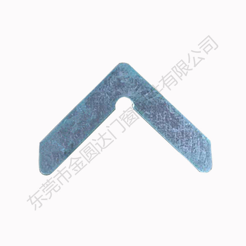 Corner-plated aluminum flat steel sheet assembly connected galvanized iron corner corner reinforced iron slice corner insert