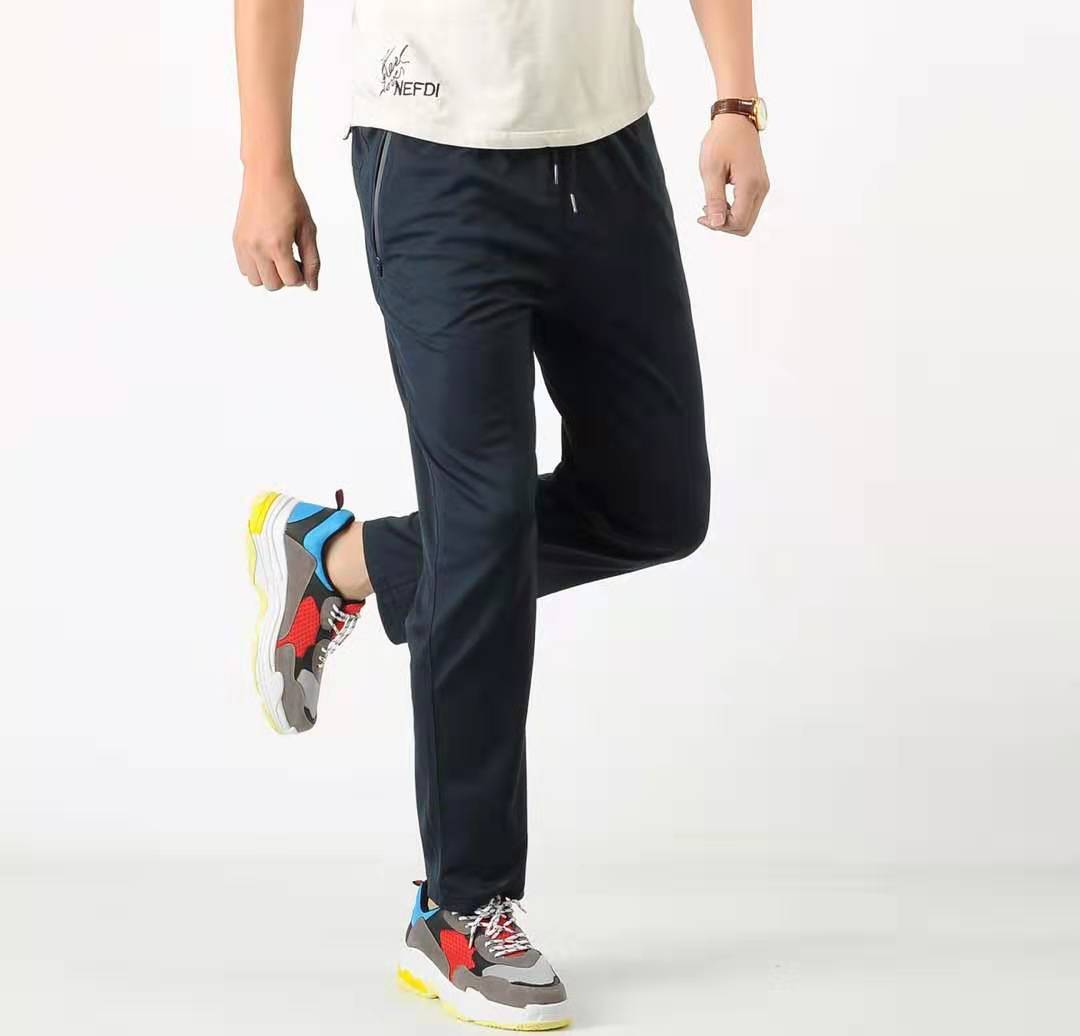 (Customized) New type of fitness trousers Chunqiu Military fans Training breathable men's running sports pants autumn and winter